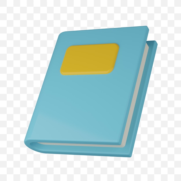 Icona del libro psd 3d