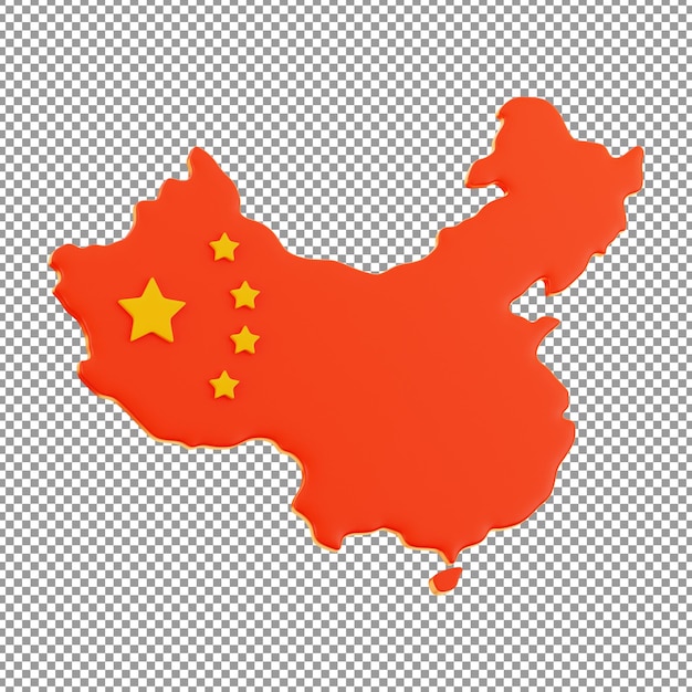 psd 3d chinese new year icon on isolated and transparent background