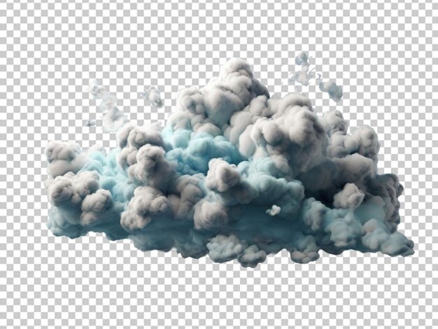 PSD psd of a 3d cloud on transparent background