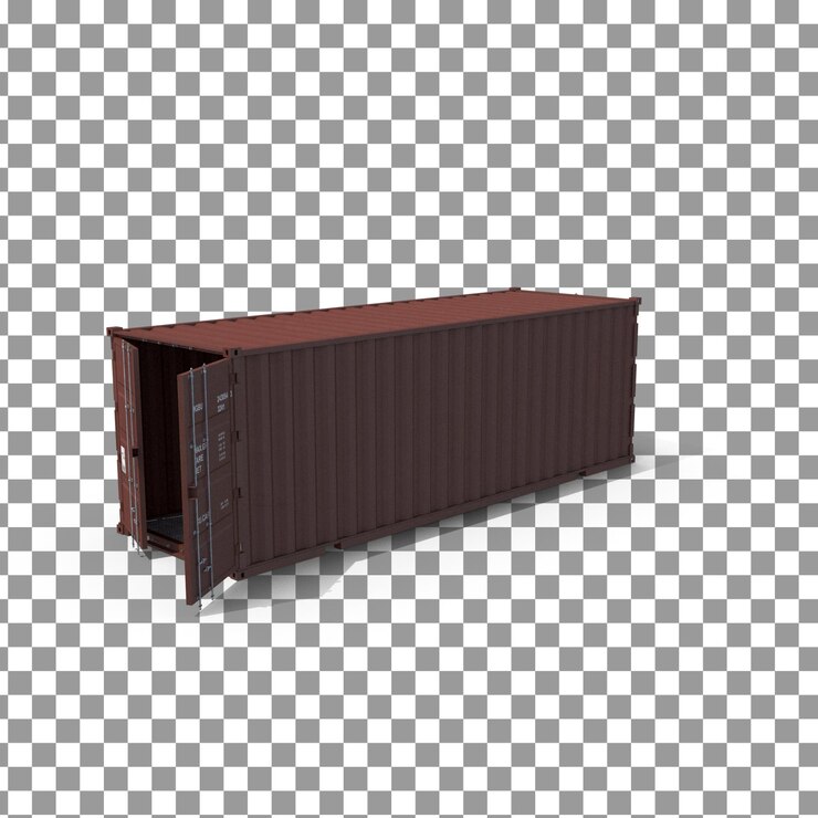 PSD значок psd 3d-контейнера на изолированном и прозрачном фоне