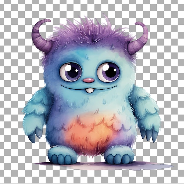 PSD psd 3d cute monster stickers