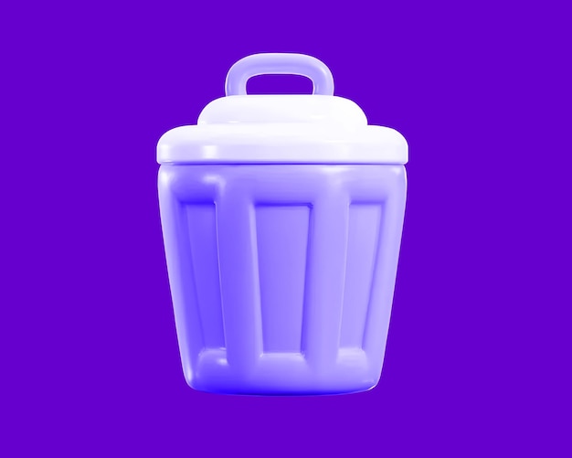 PSD psd 3d delete icon