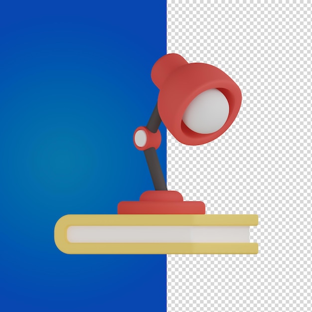 Lampada da scrivania psd 3d