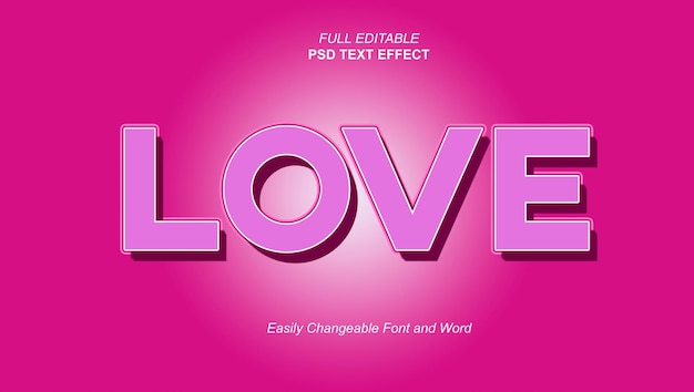 PSD psd 3d editable text effect