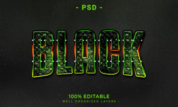 डार्क एब्स्ट्रैक्ट बैकग्राउंड के साथ PSD 3D संपादन योग्य टेक्स्ट और लोगो इफ़ेक्ट स्टाइल मॉकअप