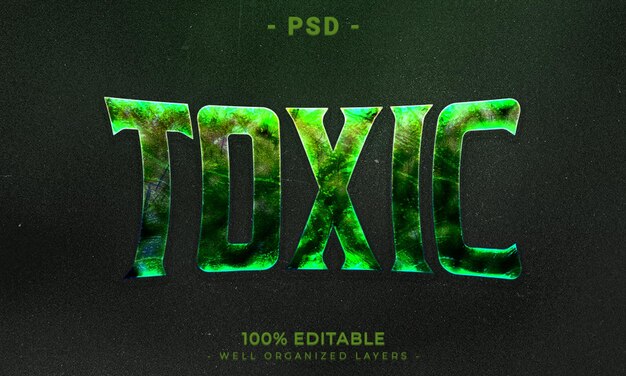 PSD psd 3d editable text and logo effect style mockup with dark abstract background