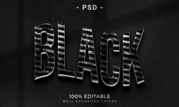 어두운 추상 배경이 있는 PSD 3d 편집 가능한 텍스트 및 로고 효과 스타일 모형