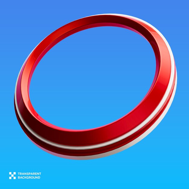 PSD 3D рамка 3D иллюстрация