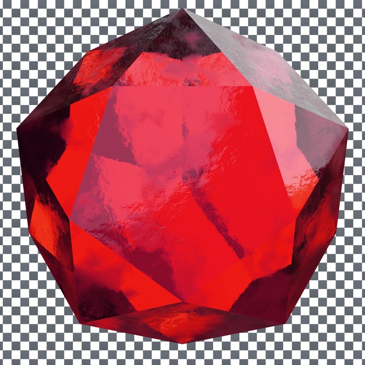 PSD psd 3d gem icon on isolated and transparent background