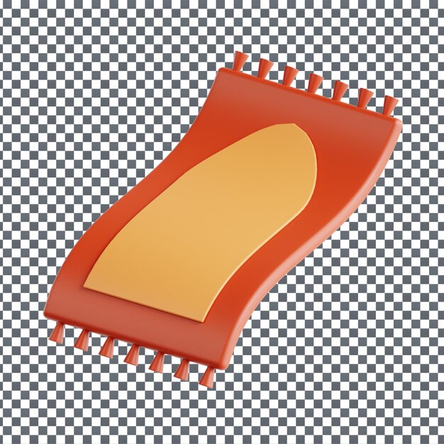 Psd 3d glob bar icon on isolated and transparent background