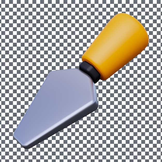 PSD psd 3d hammer pictogram op geïsoleerde en transparante achtergrond