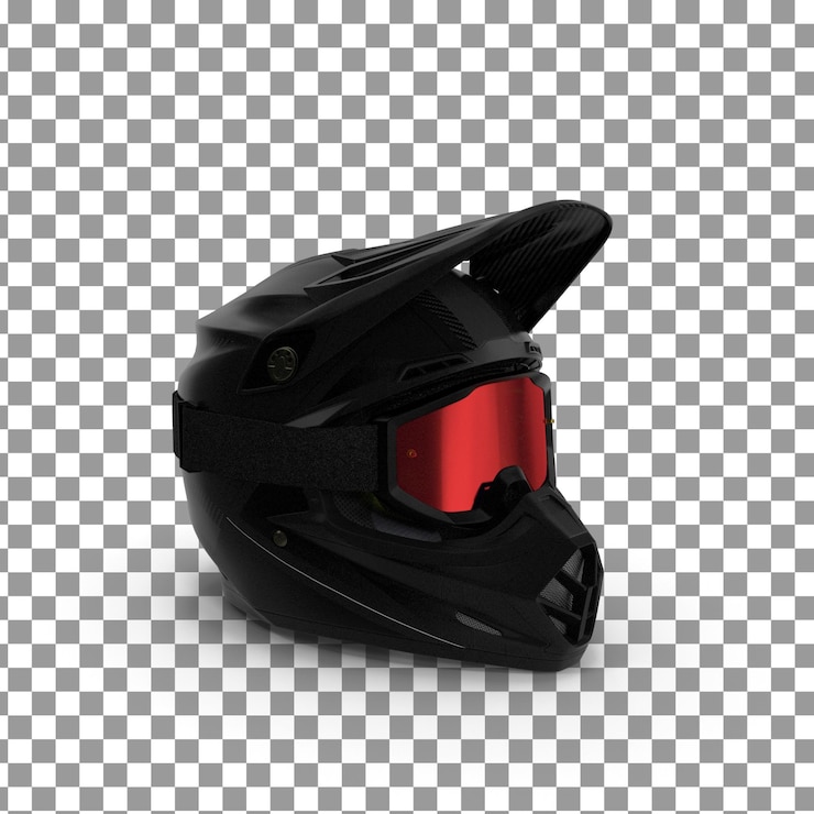 PSD psd 3d helmet top na izolowanym i przezroczystym tle