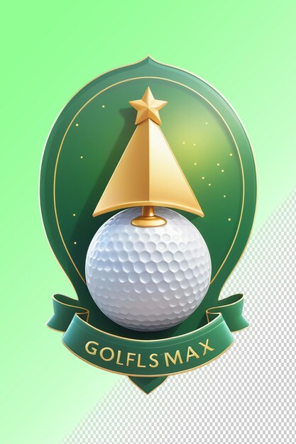 Psd 3d illustratie golf geïsoleerd op doorzichtige achtergrond