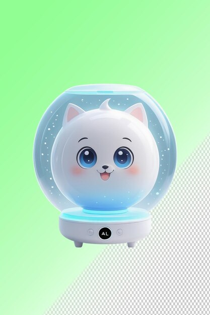 PSD psd 3d illustration air purifier isolated on transparent background