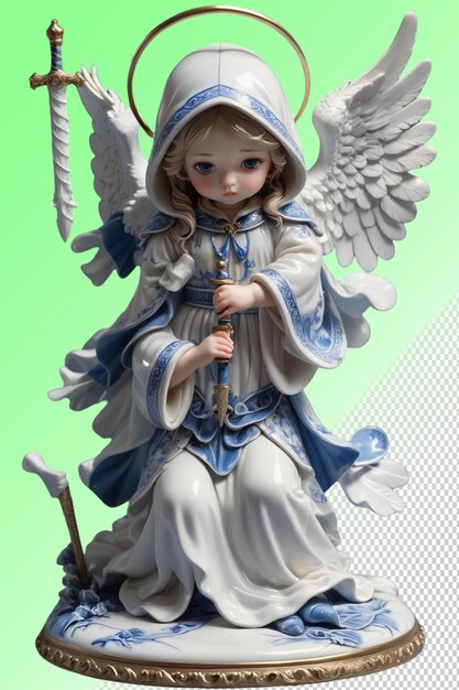 PSD psd 3d illustration angel isolated on transparent background