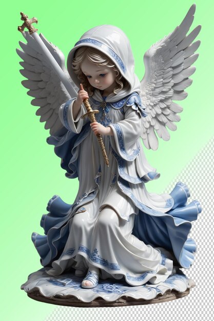 PSD psd 3d illustration angel isolated on transparent background