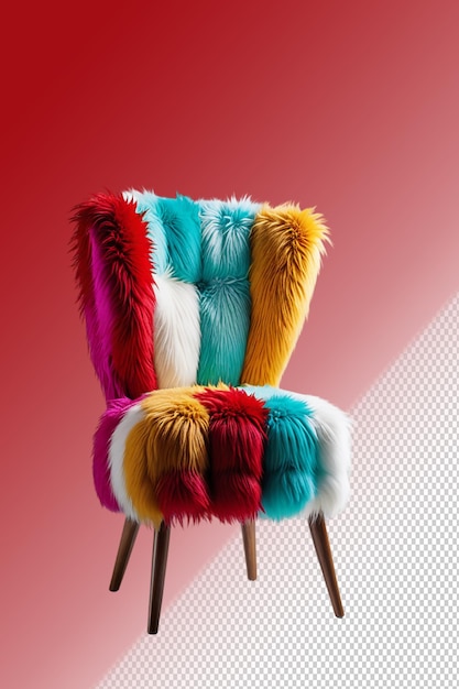 PSD psd 3d illustration chair isolated on transparent background