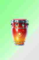PSD psd 3d illustration drum isolated on transparent background