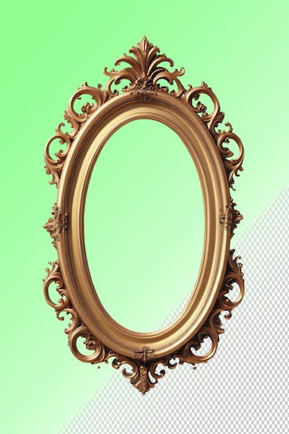 Psd 3d illustration frame isolated on transparent background