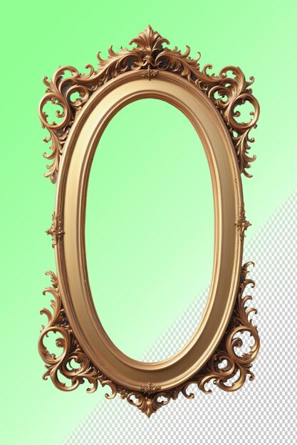 PSD psd 3d illustration frame isolated on transparent background