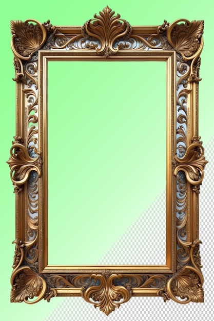 PSD psd 3d illustration frame isolated on transparent background