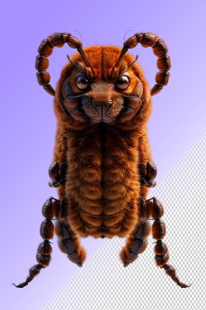 PSD psd 3d illustration insect isolated on transparent background