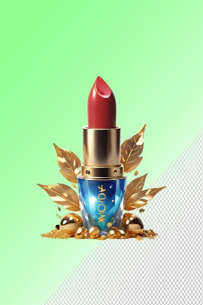 PSD psd 3d illustration lipstick isolated on transparent background