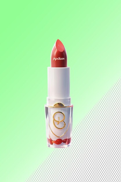 PSD psd 3d illustration lipstick isolated on transparent background