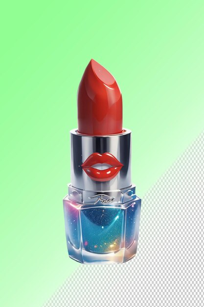 PSD psd 3d illustration lipstick isolated on transparent background