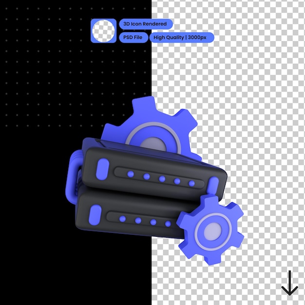 PSD psd 3d иллюстрация обработки данных