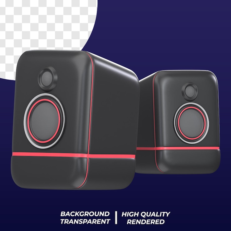 PSD psd 3d illustration rendered icon gadget daily sound