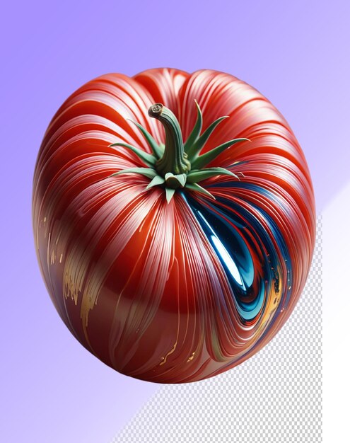 Psd 3d illustration tomatoes isolated on transparent background