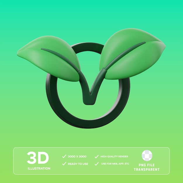 Иллюстрация PSD 3D