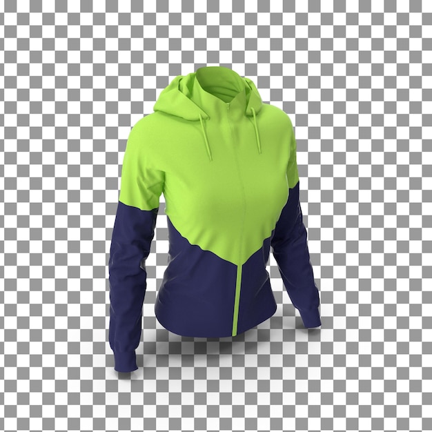 PSD psd 3d jacket-pictogram op geïsoleerde en transparante achtergrond