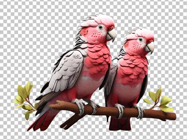 PSD psd of a 3d lovebirds