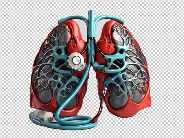 PSD psd of a 3d lungs