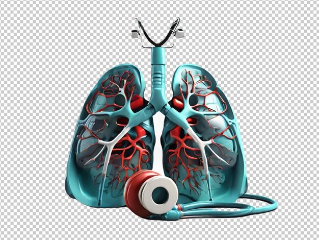 PSD psd of a 3d lungs