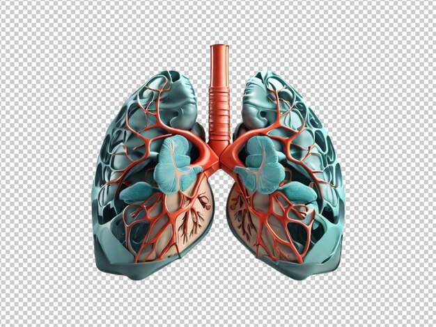 PSD psd of a 3d lungs