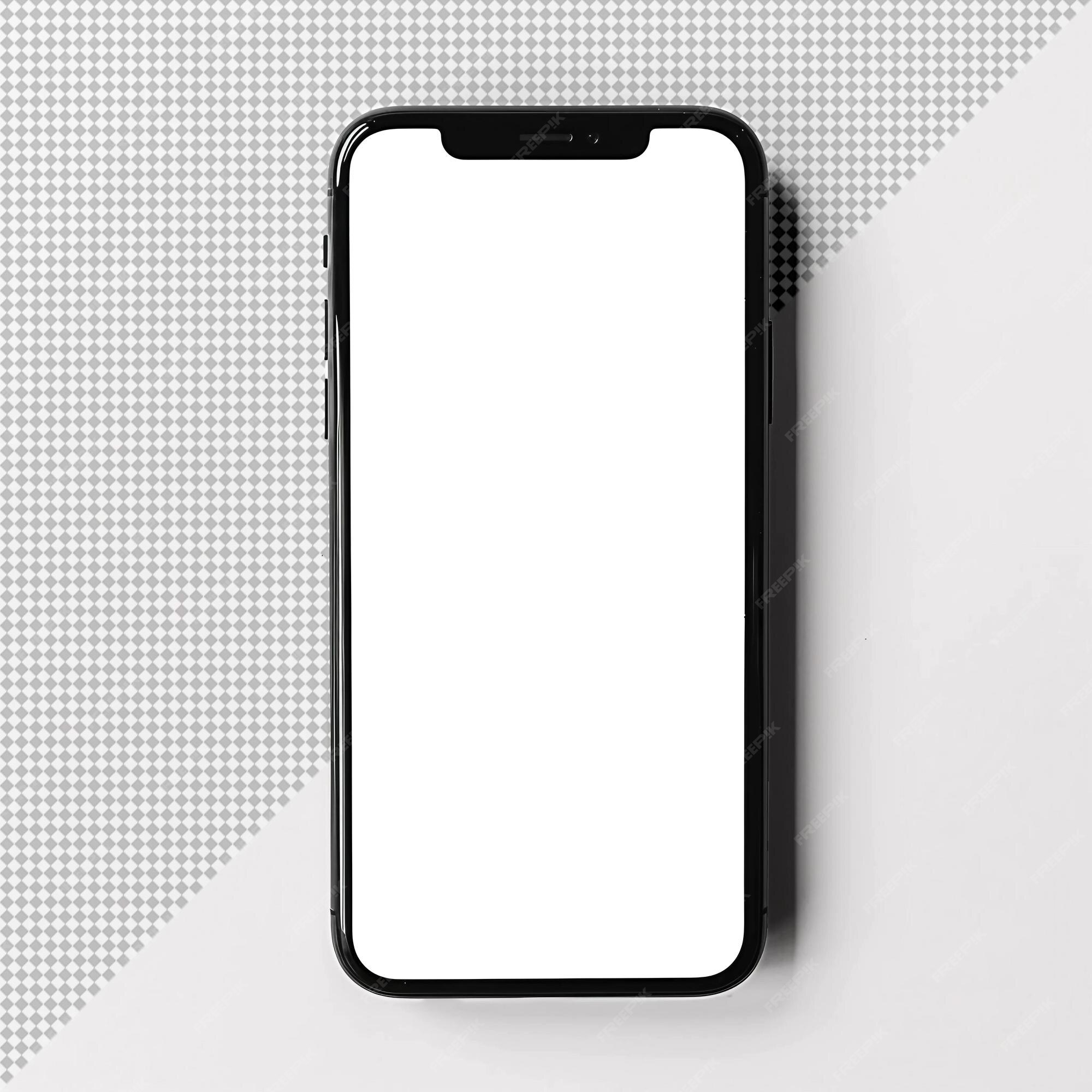 Premium psd psd 3d mobile iphone smart phone mockup screen template