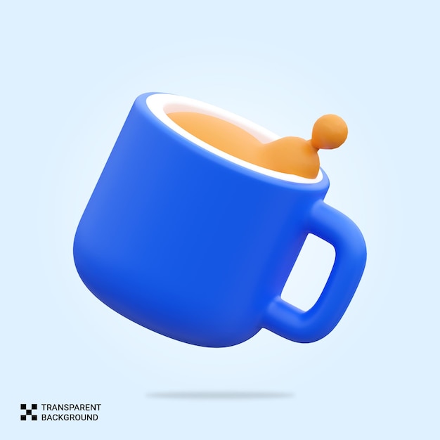 Psd 3d mug icon