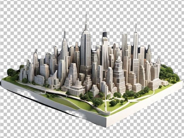 PSD psd of a 3d new york city