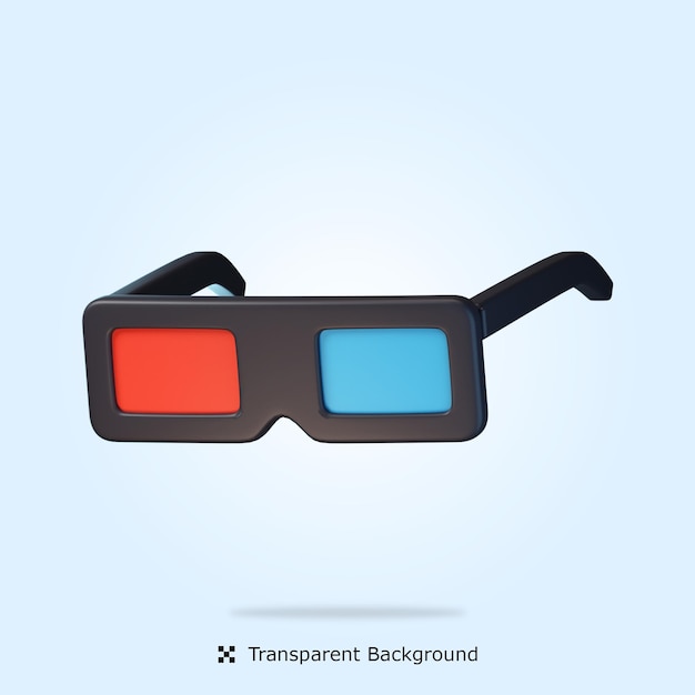 PSD psd 3d okulary 3d ikona