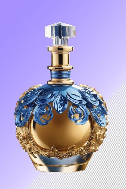 PSD psd 3d perfume isolated on a transparent background