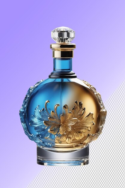 PSD psd 3d perfume isolated on a transparent background