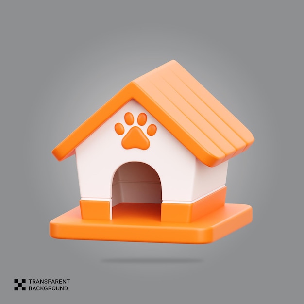 PSD psd 3d pet house icon