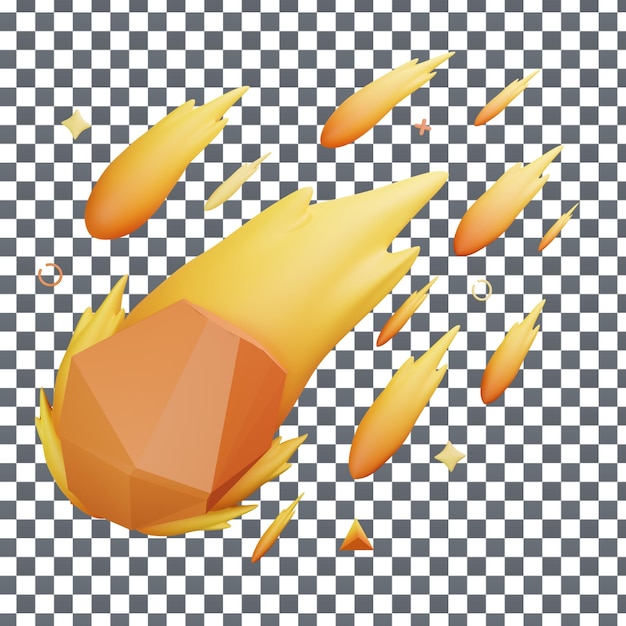 PSD 3D Pistoolvuur icoon op geïsoleerde en transparante achtergrond