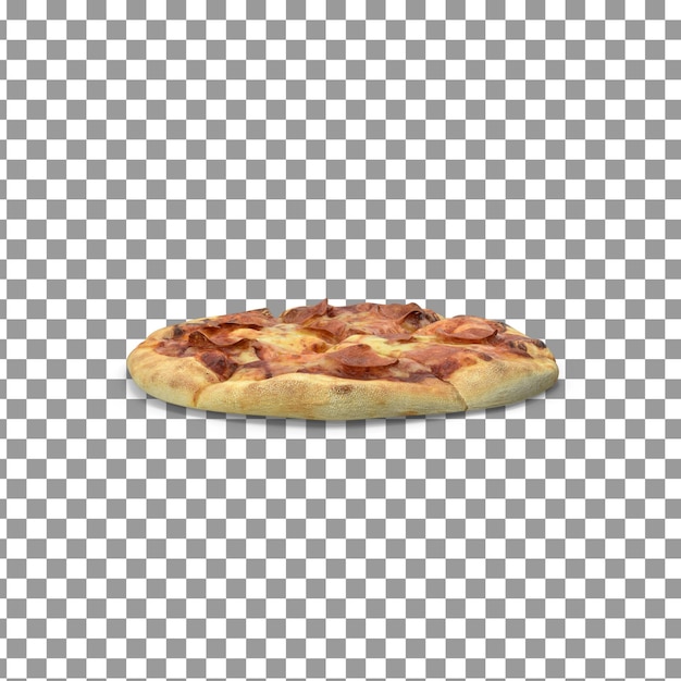 PSD psd 3d-pizza op een geïsoleerde en doorzichtige achtergrond