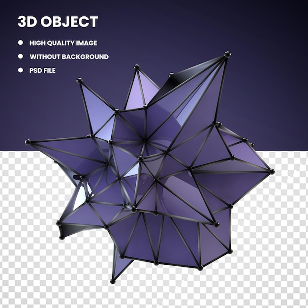 PSD 3D Plexus structuur