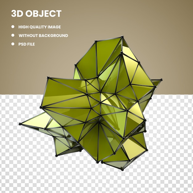 PSD 3D Plexus-struktur