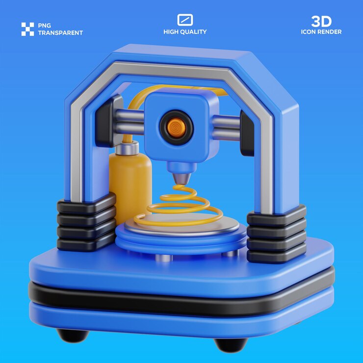 PSD иллюстрация 3d-принтера psd